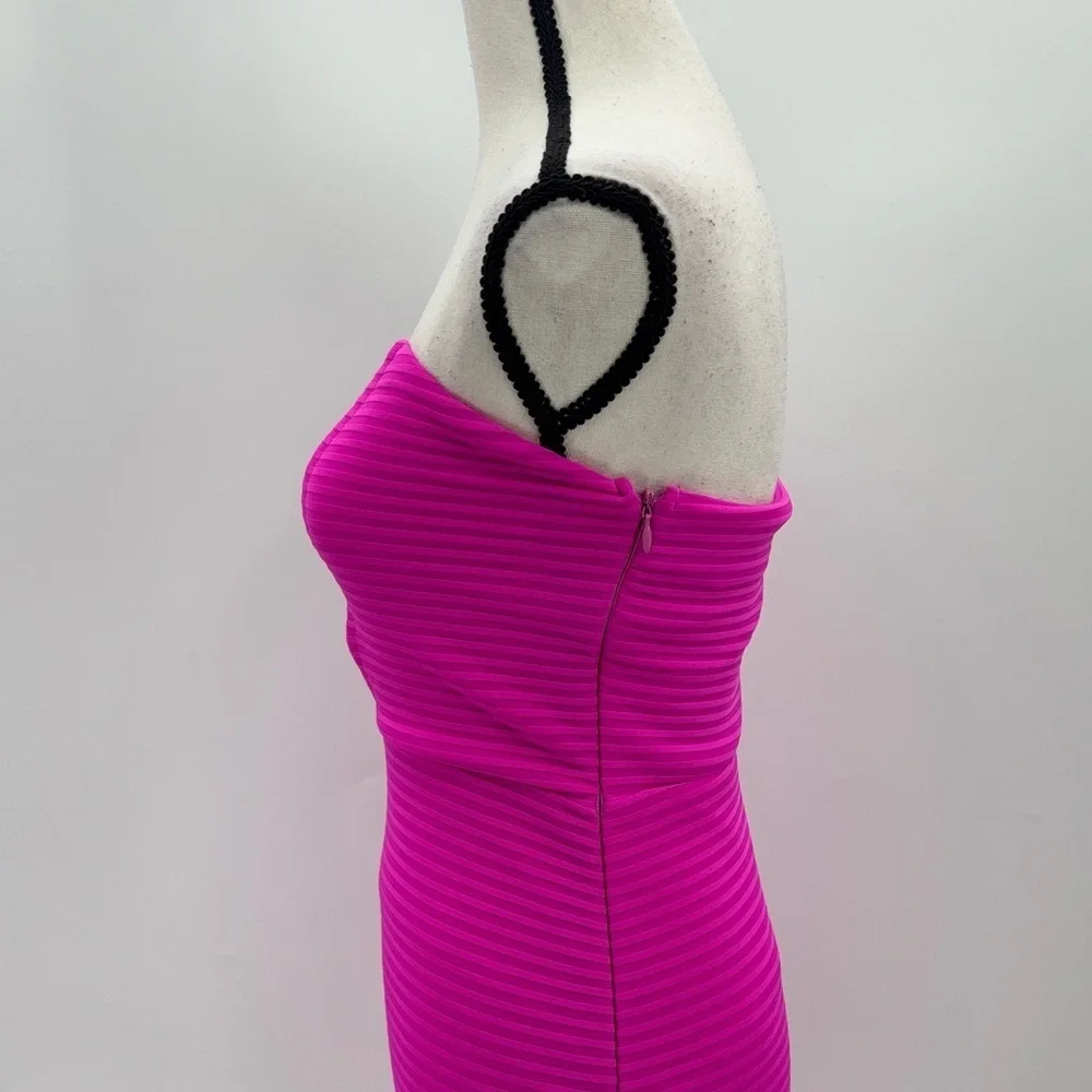 UEC Neon pink ribbed strapless mini dress from Express size 4 worn once